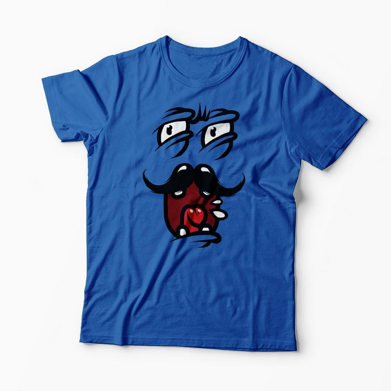 Tricou Dl. Mustata - Bărbați-Albastru Regal